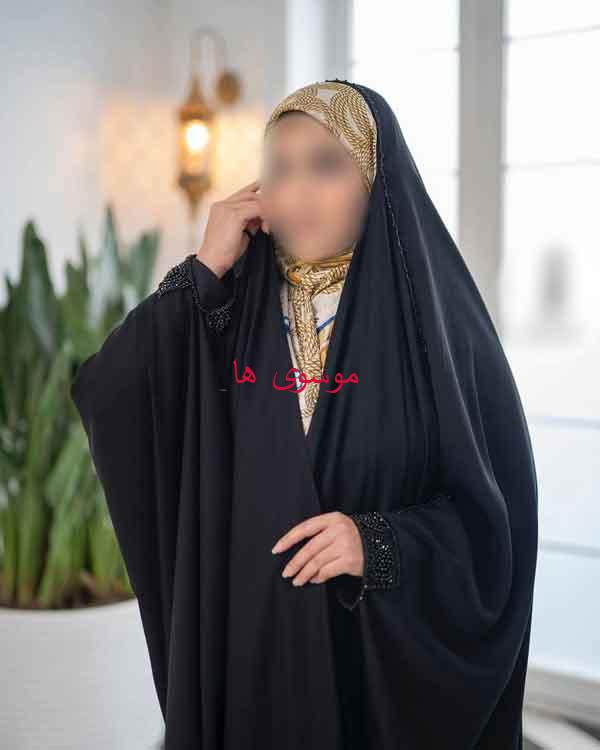 مدل چادر اماراتی ساده و زیبا و شیک خانومانه فوق العاده راحت 