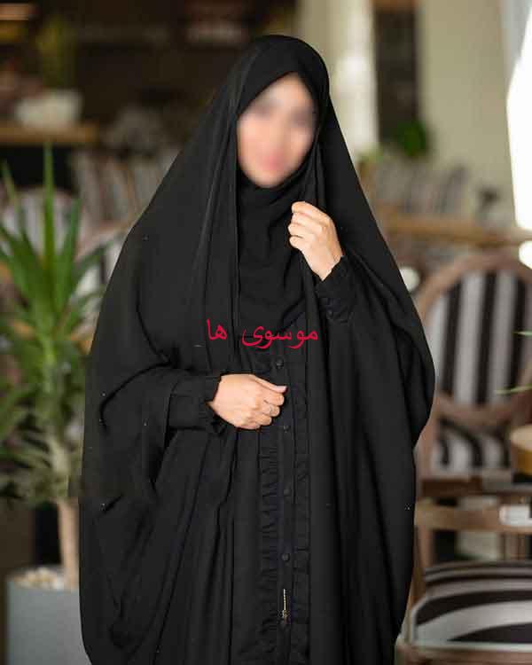 مدل چادر اماراتی ساده و زیبا و شیک خانومانه فوق العاده راحت 
