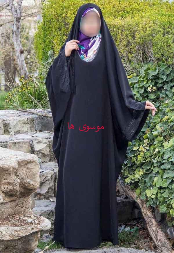 مدل چادر اماراتی ساده و زیبا و شیک خانومانه فوق العاده راحت 