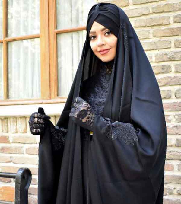 مدل چادر جدید فوق العاده شیک ساده و کار شده جذاب و مدرن سال