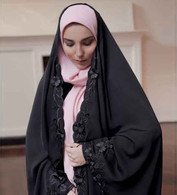 مدل چادر جدید فوق العاده شیک ساده و کار شده جذاب و مدرن سال