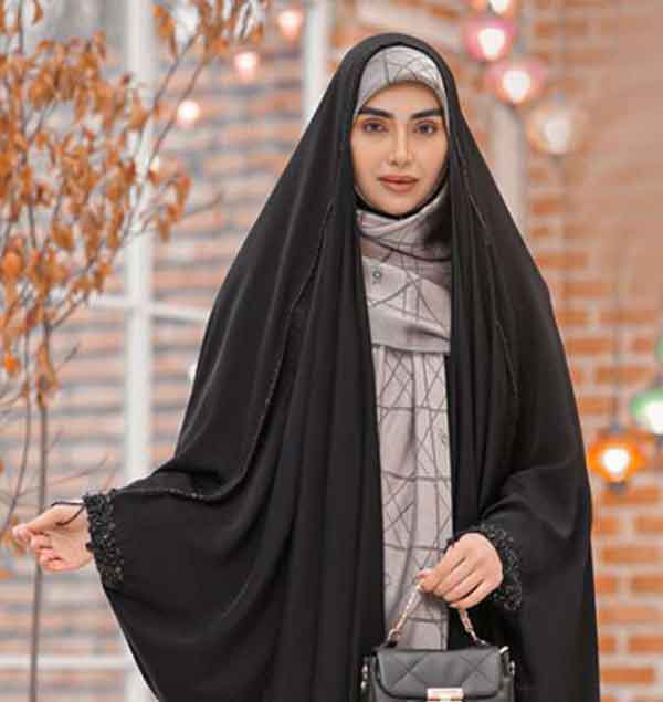 مدل چادر جدید فوق العاده شیک ساده و کار شده جذاب و مدرن سال