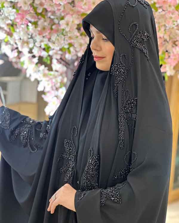 مدل چادر جدید فوق العاده شیک ساده و کار شده جذاب و مدرن سال