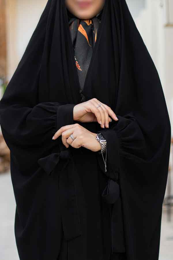 مدل چادر جدید دخترانه راحت و خنک ساده و نگین دار جذاب و مدرن