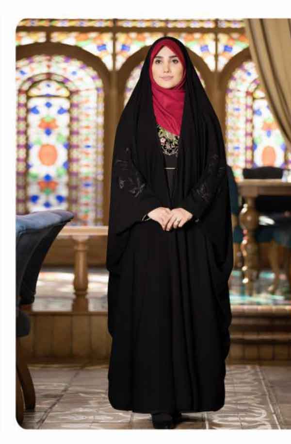 مدل چادر جدید دخترانه راحت و خنک ساده و نگین دار جذاب و مدرن