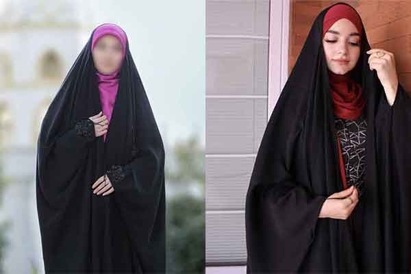 مدل چادر جدید دخترانه راحت و خنک ساده و نگین دار جذاب و مدرن