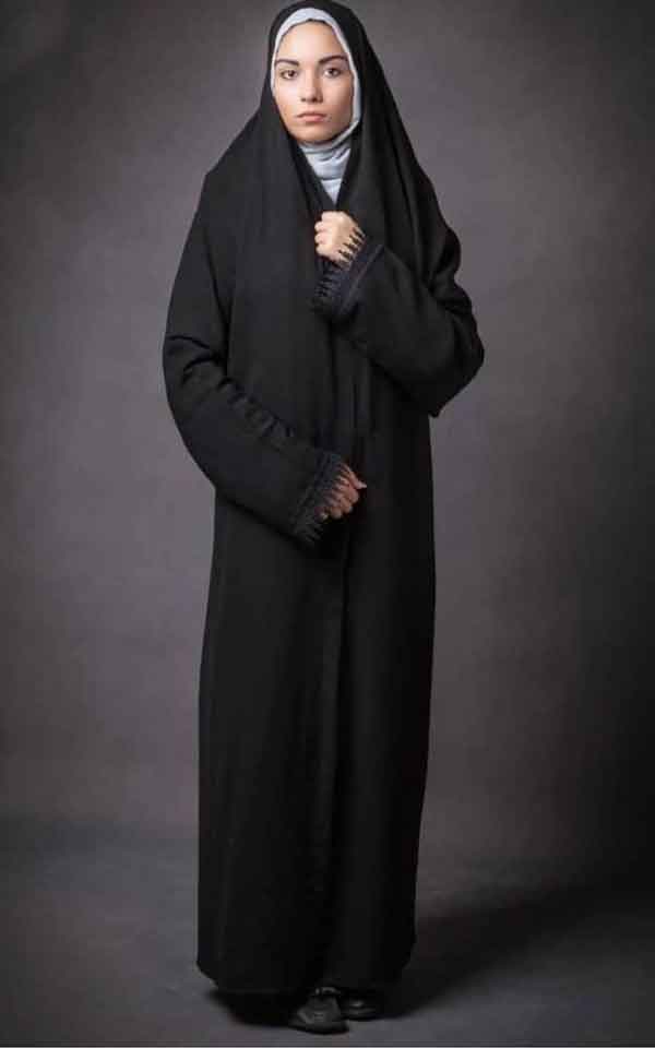 مدل چادر جدید دخترانه راحت و خنک ساده و نگین دار جذاب و مدرن