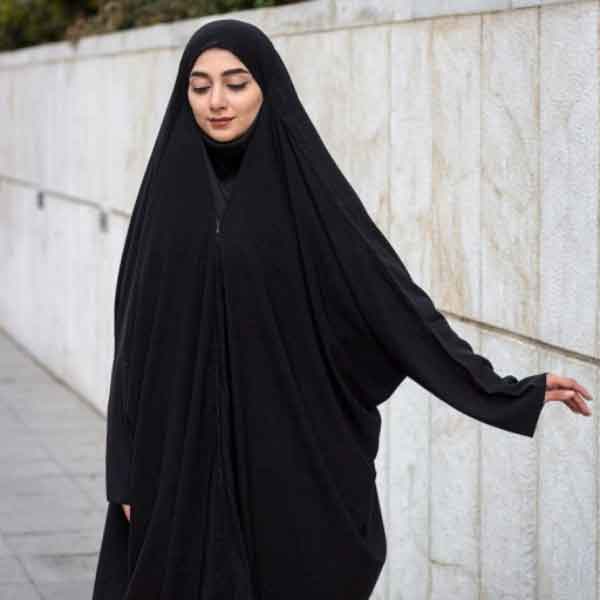 مدل چادر لبنانی شیک و ساده با طرح های جذاب خانومانه جدید و زیبا