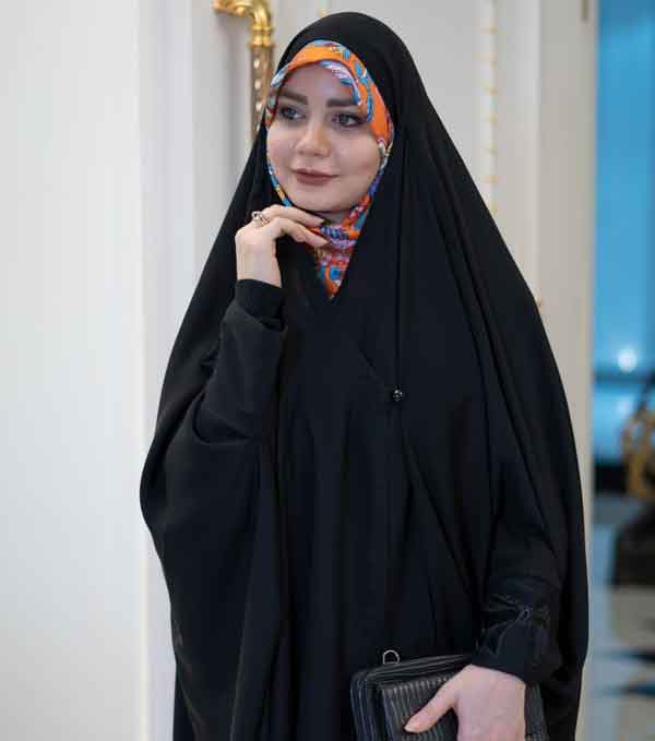 مدل چادر صدفی دخترانه و زنانه ساده و نگین دار شیک و راحت