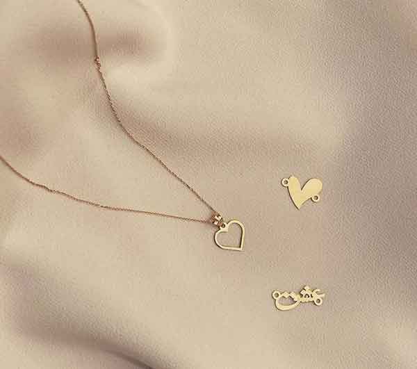 مدل گردنبند دخترانه طلا یا طرح های ساده و لاکچری جذاب و کیوت دلبر
