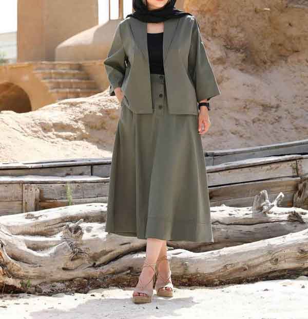 مدل کت و دامن شهرزادی با طرح های جذاب و لاکچری دخترانه و زنانه جدید