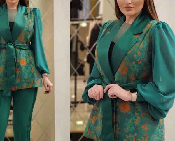 مدل کت و شلوار زنانه بلند با طرح های ساده و شیک دلبر لاکچری جذاب