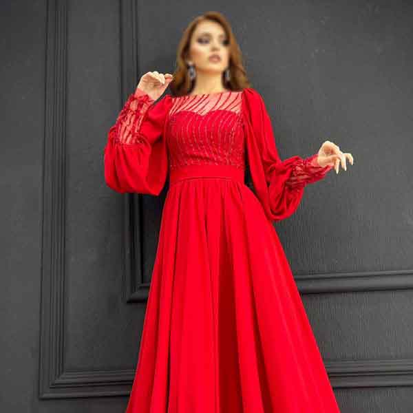 مدل ماکسی لاکچری فوق العاده جذاب و شیک دخترانه و زنانه دلبر