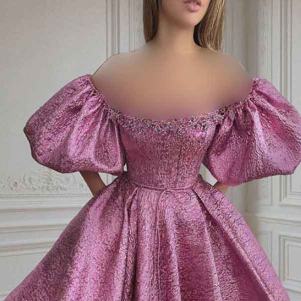 مدل پیراهن کوتاه مجلسی شیک فانتزی و عروسکی فوق العاده جذاب و لاکچری مدرن