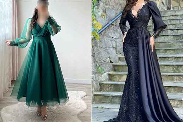 مدل پیراهن شیک مجلسی زنانه و دخترانه ماکسی و عروسکی جذاب و دلبر