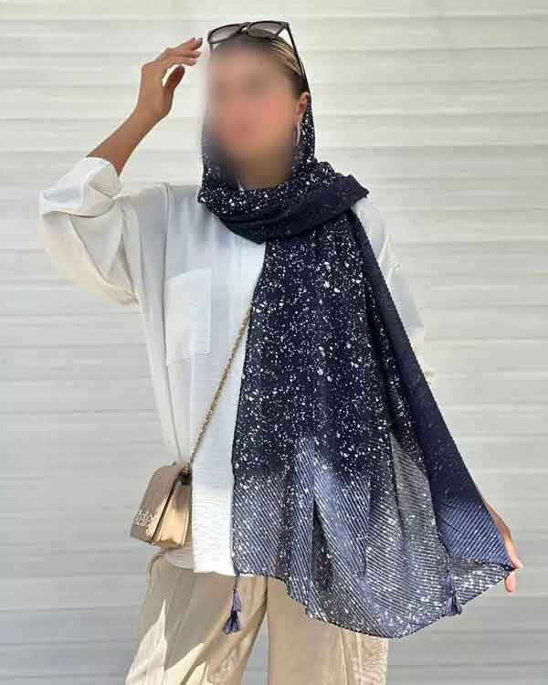 مدل شال ساده مجلسی راحت و خنک شیک و جذاب مخصوص خاص پسندا