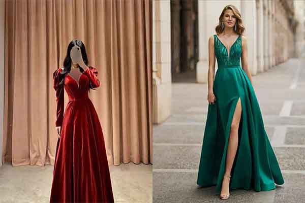 مدل لباس مجلسی بلند جدید با طرح های دلبر و مدرن جذاب لاکچری 