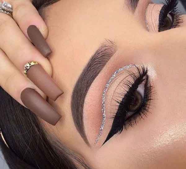 مدل آرایش چشم ساده و شلوغ زنانه و دخترانه برای عروسی و مهمانی