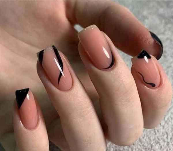 مدل دیزاین ناخن ساده جدید با طرح های لاکچری و جذاب دخترانه و زنانه مدرن