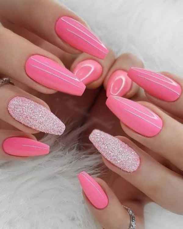 مدل دیزاین ناخن ساده جدید با طرح های لاکچری و جذاب دخترانه و زنانه مدرن