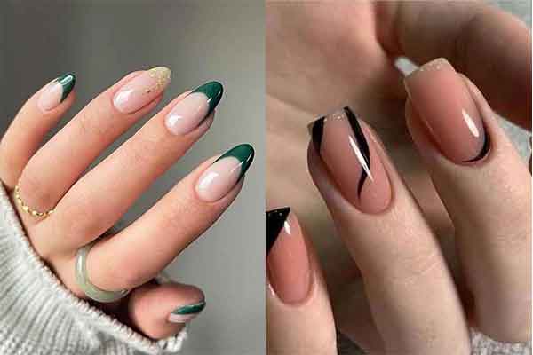 مدل دیزاین ناخن ساده جدید با طرح های لاکچری و جذاب دخترانه و زنانه مدرن