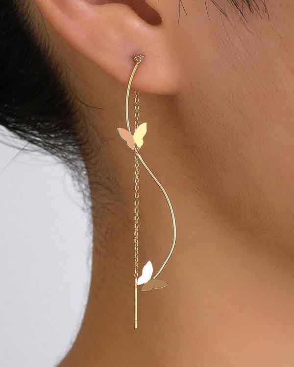 مدل گوشواره مجلسی آویزی طلا و نقره با طرح های شیک و لاکچری مخصوص خاص پسندا