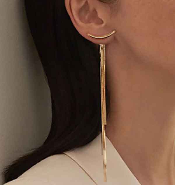 مدل گوشواره مجلسی آویزی طلا و نقره با طرح های شیک و لاکچری مخصوص خاص پسندا