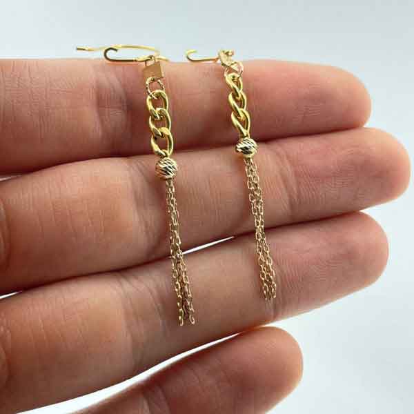 مدل گوشواره مجلسی آویزی طلا و نقره با طرح های شیک و لاکچری مخصوص خاص پسندا