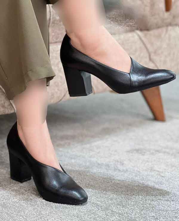 مدل کفش پاشنه کوتاه شیک زنانه و دخترانه با طرح های ساده و دلبر زیبا