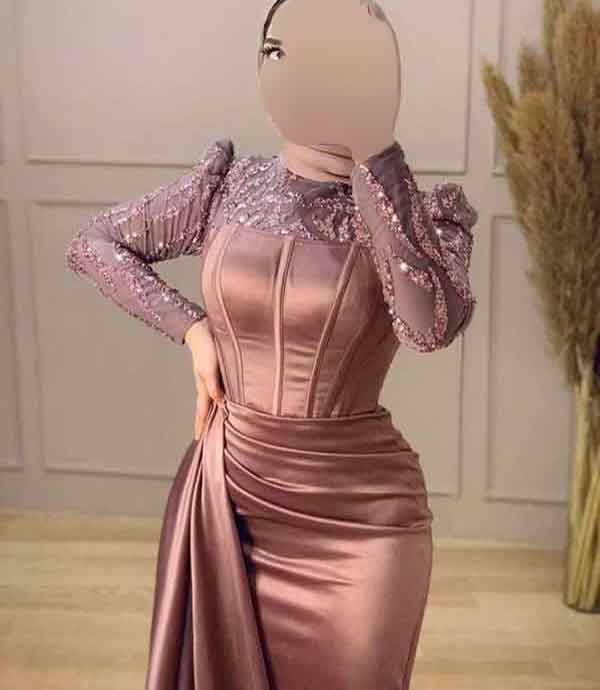 مدل لباس مجلسی بلند جدید با طرح های شلوغ و ساده شیک و لاکچری مدرن