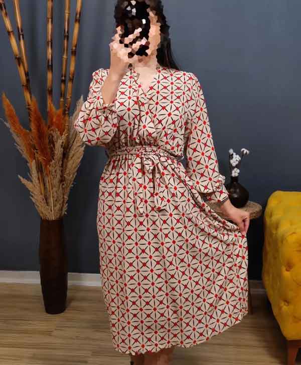 مدل لباس مجلسی نخی گلدار ریز و درشت فوق العاده راحت و شیک دلبر