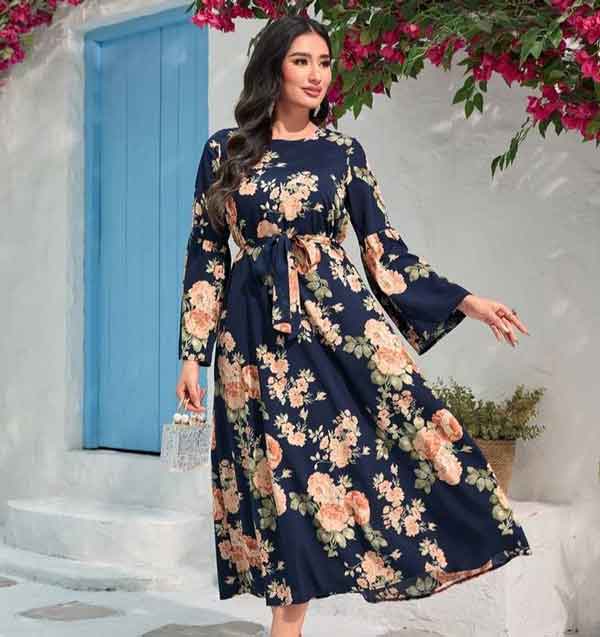 مدل پیراهن بلند گلدار مجلسی و خانگی اسپرت شیک کوتاه و بلند جذاب