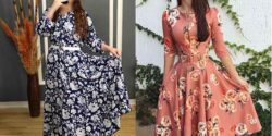 مدل پیراهن بلند گلدار مجلسی و خانگی اسپرت شیک کوتاه و بلند جذاب