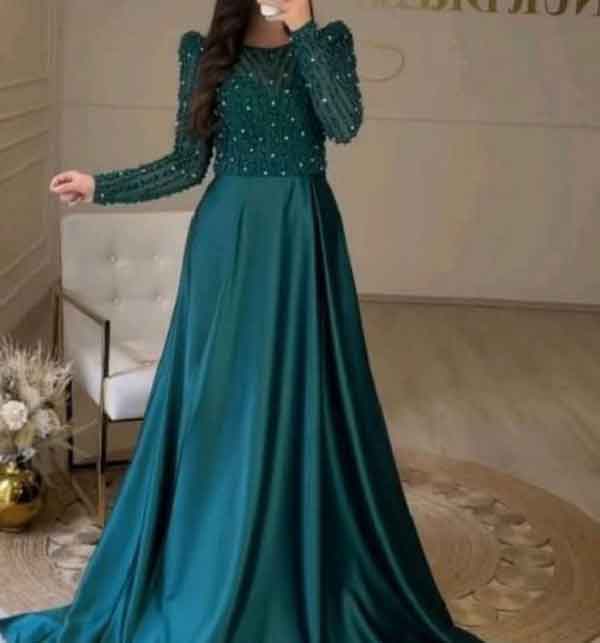 مدل پیراهن بلند شیک جدید دخترانه و زنانه پوشیده و باز دلبر و مدرن سال