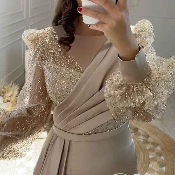 مدل پیراهن بلند شیک جدید دخترانه و زنانه پوشیده و باز دلبر و مدرن سال