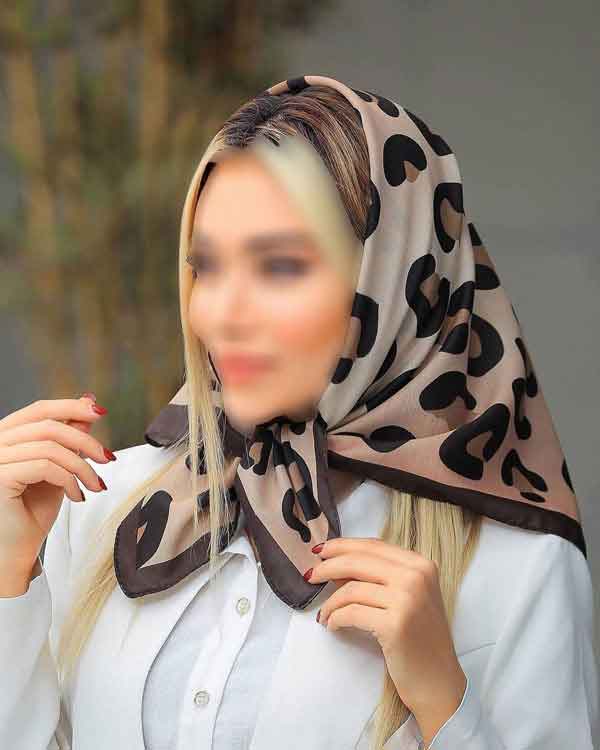 مدل روسری زنانه شیک قواره بزرگ و کوچک با طرح های ساده و جذاب خانومانه