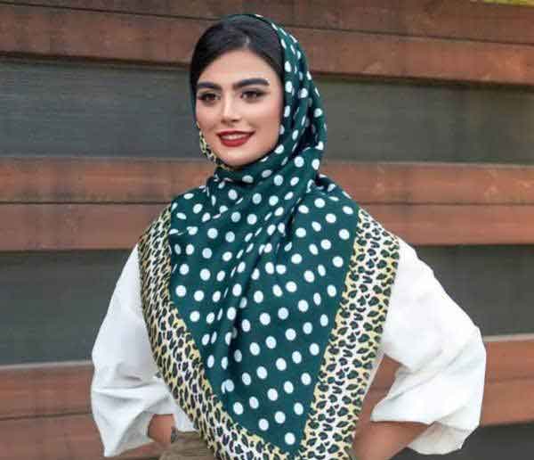 مدل روسری زنانه شیک قواره بزرگ و کوچک با طرح های ساده و جذاب خانومانه