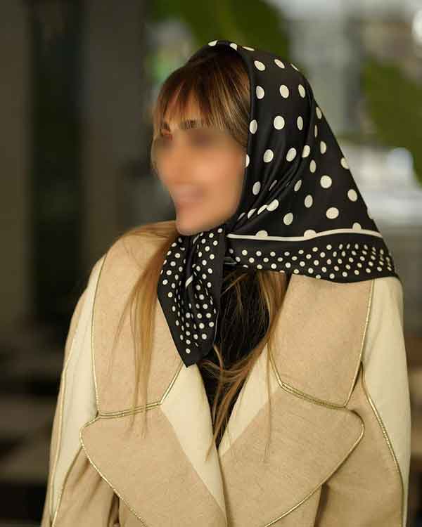 مدل روسری زنانه شیک قواره بزرگ و کوچک با طرح های ساده و جذاب خانومانه