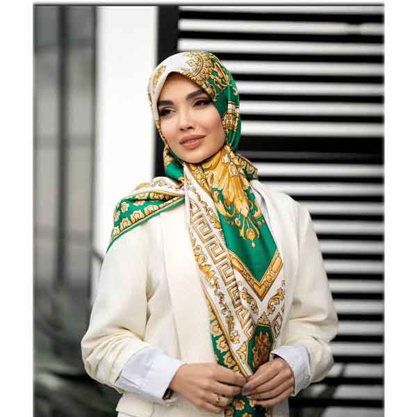 مدل روسری زنانه شیک قواره بزرگ و کوچک با طرح های ساده و جذاب خانومانه