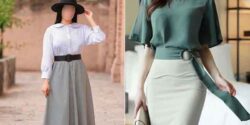 مدل شومیز دامن مجلسی زنانه و دخترانه کوتاه و بلند با طرح های جذاب و لاکچری