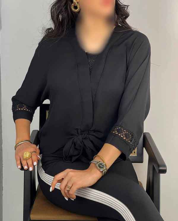 مدل شومیز گره ای دخترانه و زنانه با طرح های ساده و جذاب دلبر