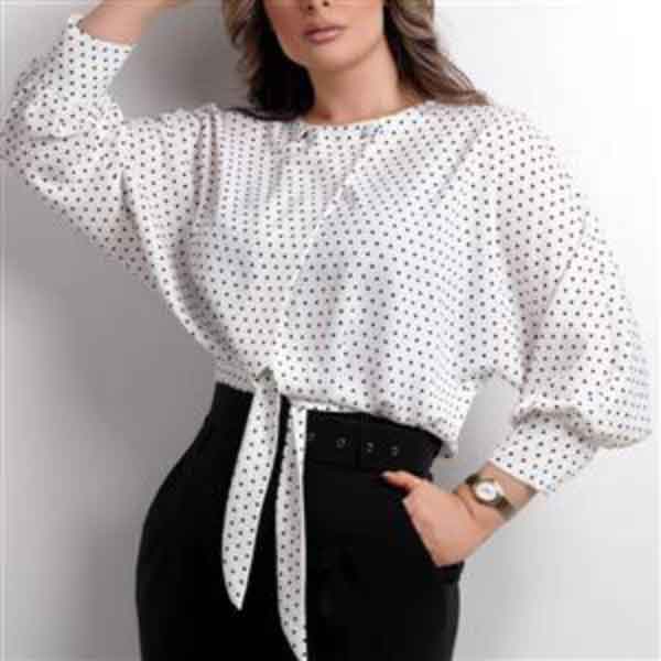 مدل شومیز گره ای دخترانه و زنانه با طرح های ساده و جذاب دلبر