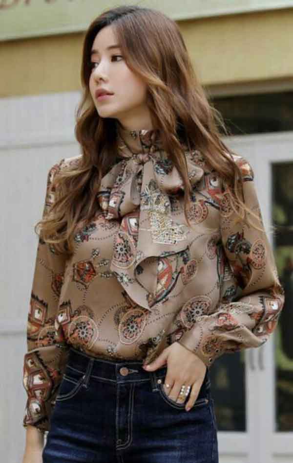 مدل شومیز زنانه جدید با طرح های ساده و شلوغ زنانه و دخترانه دلبر