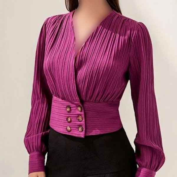 مدل شومیز زنانه جدید با طرح های ساده و شلوغ زنانه و دخترانه دلبر