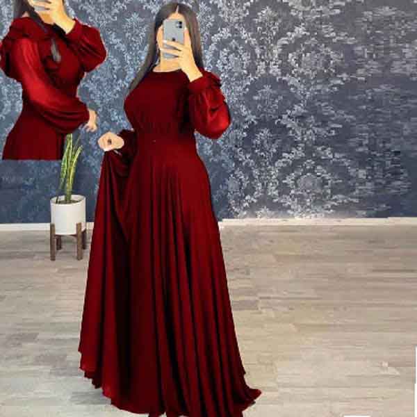 مدل پیراهن مجلسی کلوش بلند دخترانه و زنانه با طرح های فوق العاده لاکچری زیبا