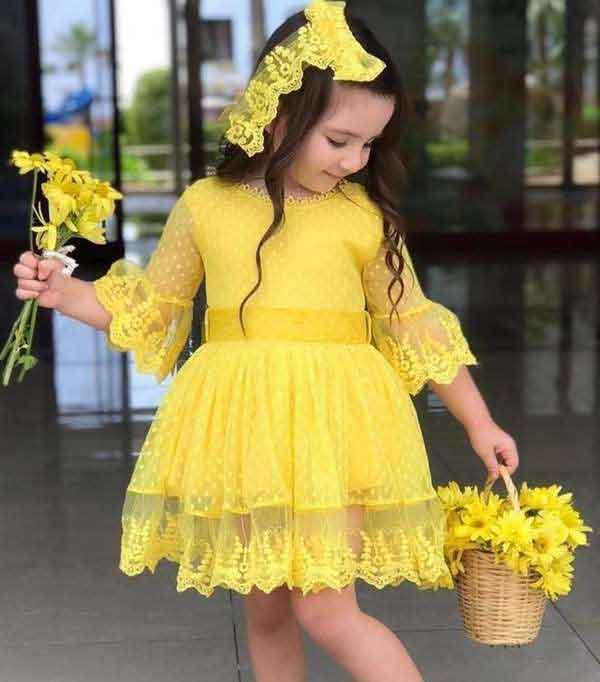 مدل لباس مجلسی بچه گانه دختر کوتاه و بلند فوق العاده دلبر و عروسکی و فانتزی