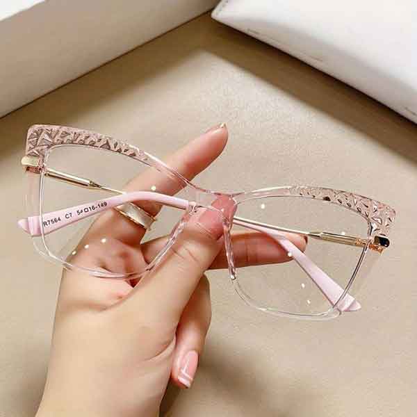 مدل عینک طبی زنانه با قاب های ساده و خفن شیک لاکچری