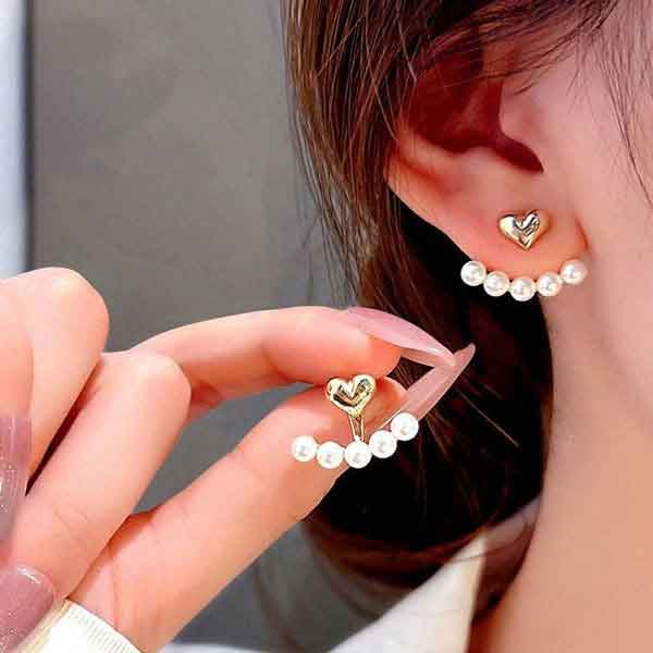 مدل گوشواره زنانه جدید ساده و شیک مینیمال لاکچری و مدرن