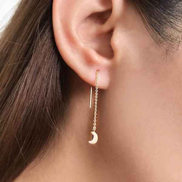 مدل گوشواره زنانه جدید ساده و شیک مینیمال لاکچری و مدرن
