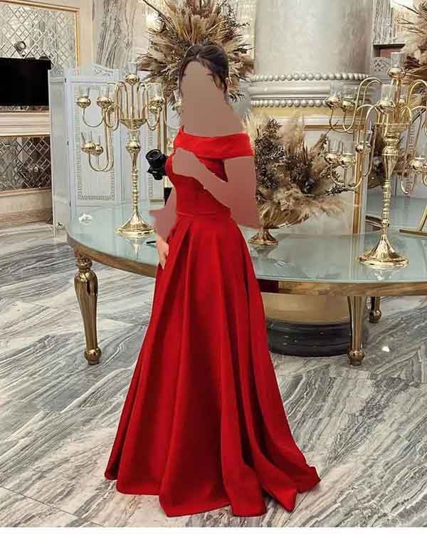 مدل لباس مجلسی بلند لاکچری دخترانه و زنانه با پارچه های شیک و جذاب